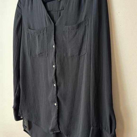 [2] H&M Chiffon Black Blouse - Picture 2 of 6